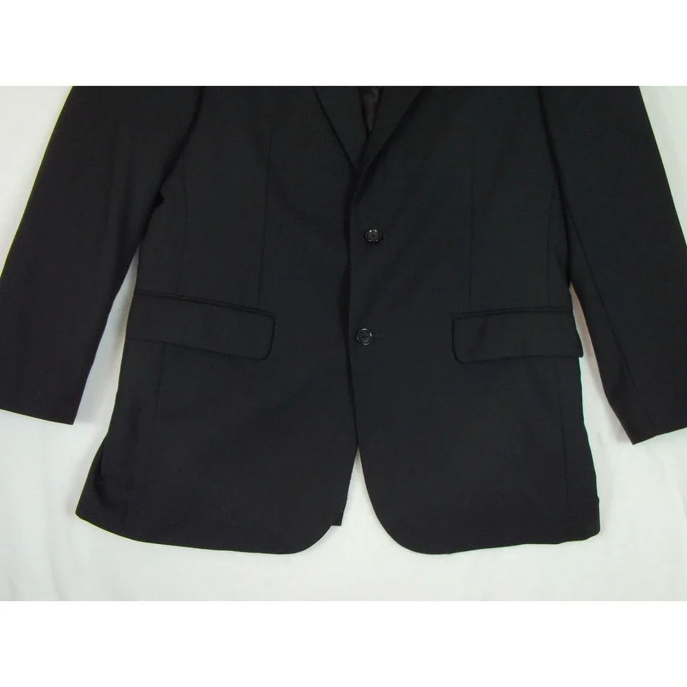 Jos. A. Bank Mens 41R Blazer Navy‎ Blue 100% Wool 2 Button Sport Coat 01110